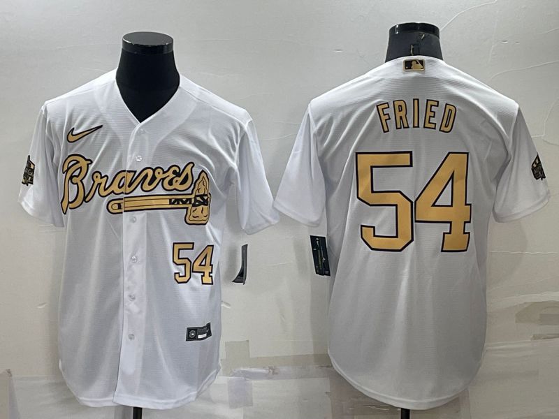 Men Atlanta Braves #54 Fried White 2022 All Star Game Nike MLB Jerseys->seattle mariners->MLB Jersey